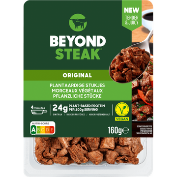 Beyond Steak Original Plantaardige Stukjes 160 g