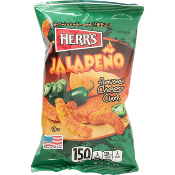 Herr's Jalapeno Cheese Curls 28g