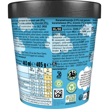 Ben & Jerry's Caramel Brownie Party 465ML