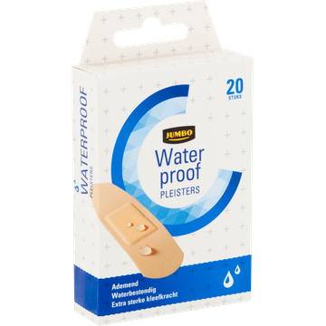 Jumbo Waterproof Pleisters 20 Stuks