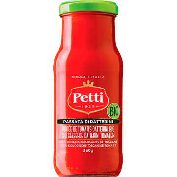 Petti Bio Gezeefde Datterini Tomaten 350 g