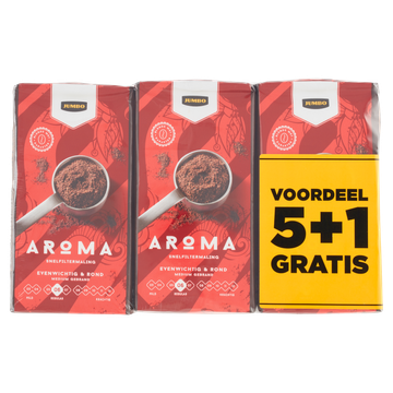 Jumbo Snelfiltermaling Aroma 5 + 1 Gratis - 6 x 250 g