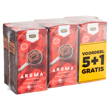 Jumbo Snelfiltermaling Aroma 5 + 1 Gratis - 6 x 250 g