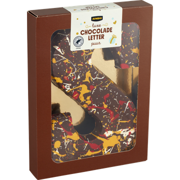 Jumbo Luxe Chocoladeletter Puur 200 g