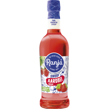 Ranja Siroop Aardbei Fles 0,5L