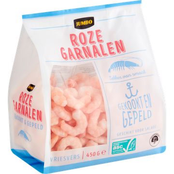 Jumbo Roze Garnalen 450 g