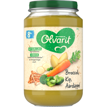 Olvarit Broccoli Kip Aardappel 8+ Maanden 200 g