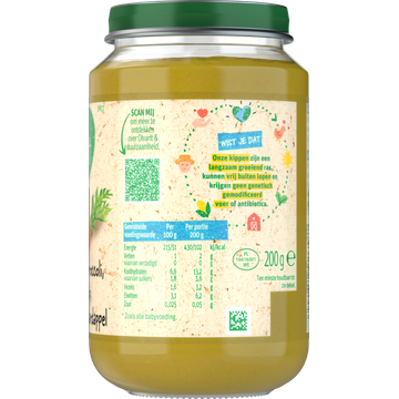 Olvarit Broccoli Kip Aardappel 8+ Maanden 200 g