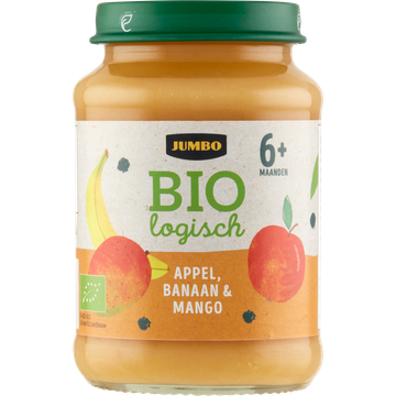 Jumbo Biologisch Appel, Banaan & Mango 6+ Maanden 190 g