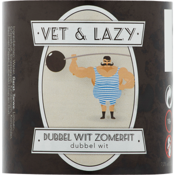 Vet & Lazy - Dubbel Wit Zomerfit - Fles - 330ML