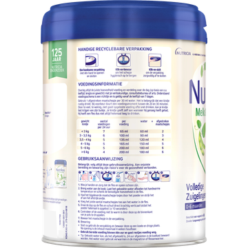 Nutrilon Melk & Plantaardig 1 Volledige Zuigelingenvoeding 0-6 Maanden 800 g