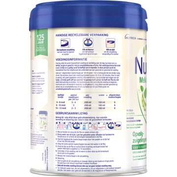 Nutrilon Melk & Plantaardig 2 Opvolgzuigelingenvoeding 6-12 Maanden 800 g