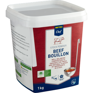 Metro Chef Stock Powder Beef Bouillon 1 KG