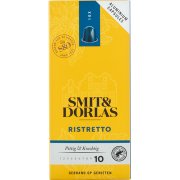 Smit & Dorlas Ristretto Koffiecups 10 Stuks