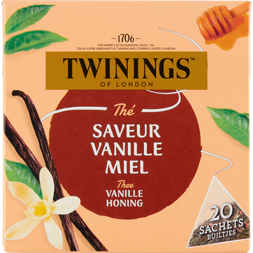 Twinings of London Thee Vanille Honing 20 Stuks