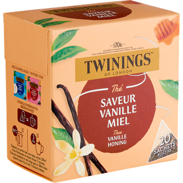 Twinings of London Thee Vanille Honing 20 Stuks