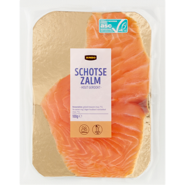 Jumbo Schotse Zalm Hout Gerookt 100 g