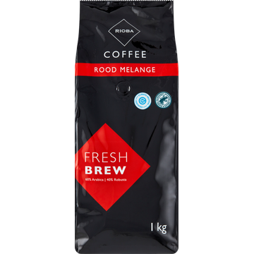 Rioba Coffee Rood Melange Fresh Brew 1 kg