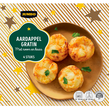 Jumbo Aardappelgratin met Room en Kaas 4 Stuks