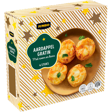 Jumbo Aardappelgratin met Room en Kaas 4 Stuks