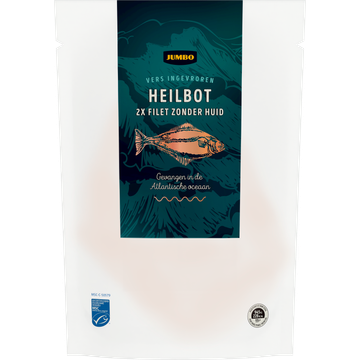 Jumbo Heilbot Filet Zonder Huid 2 Stuks 250 g