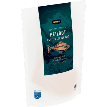 Jumbo Heilbot Filet Zonder Huid 2 Stuks 250 g