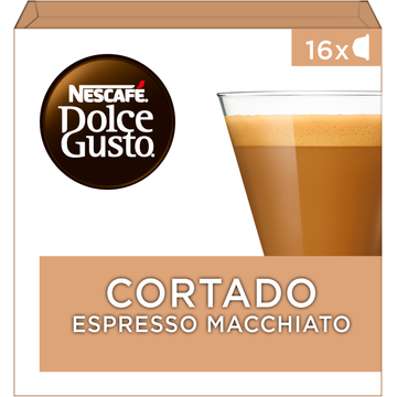 Nescafé Dolce Gusto Cortado Espresso Macchiato 16 x 6,3 g
