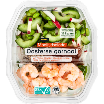 Jumbo Maaltijdsalade Oosterse Garnaal 450 g