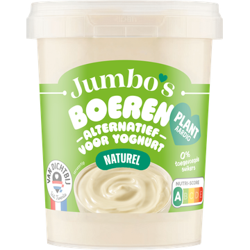 Jumbo's Boeren Alternatief voor Yoghurt Naturel 400 g