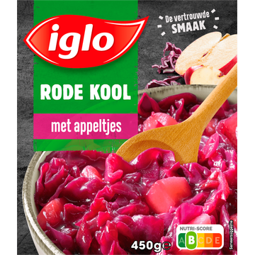 Iglo Rode kool met appeltjes 450 g