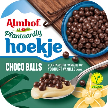 Almhof Plantaardig Hoekje Choco Balls Vanille Smaak 125 g