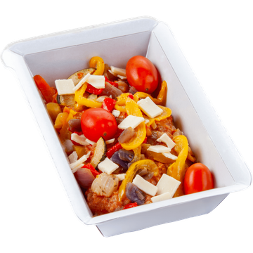 Jumbo's Pasta Bolognese met Wortelpasta en Geroosterde Groenten 450 g