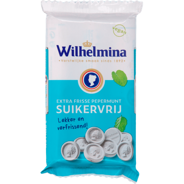 Wilhelmina Pepermunt Suikervrij 3p Portrait 111g