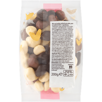 Jumbo Crunchy Paaseitjes met Witte, Pure & Melkchocolade 200 g