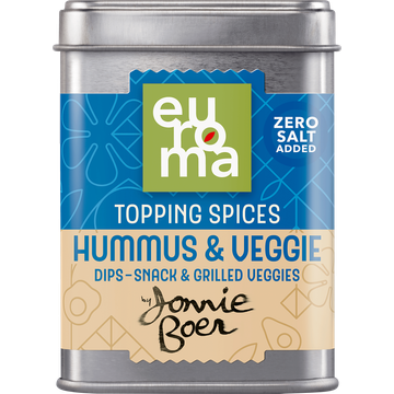 Euroma Hummus & Veggie Topping by Jonnie Boer 37g