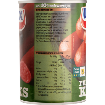 Unox Knaks Runder 400 g
