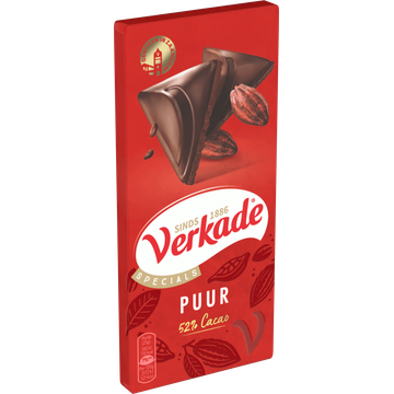 Verkade Specials Puur chocolade reep 90 gram
