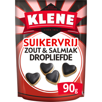 Klene Dropliefde Suikervrij 90g