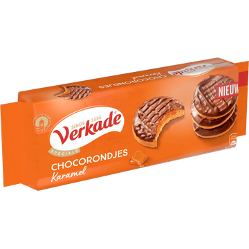 Verkade Chocorondjes Karamel 153 g