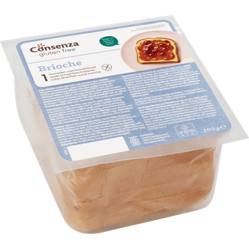 Consenza Glutenvrije Brioche zoet 200g