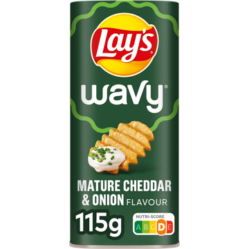 Lay's Wavy Mature Cheddar & Onion Chips Snackbox 115 g
