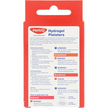 HeltiQ Brandwondenpleister, 5 stuks