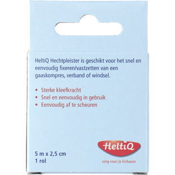 HeltiQ Hechtpleister (5 m x 2,5 cm)