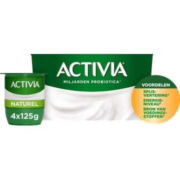 Activia Yoghurt Naturel 4 x 125 g