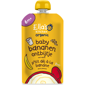 Ella's Kitchen Baby bananen ontbijtje 6+ biologisch 100 g