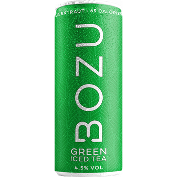Bozu Hard Iced Tea Green Tea Lemon Ginger 250ML