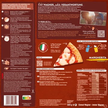Wagner Pizzeria Style Margherita 365g