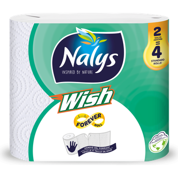 Nalys Wish Dubbelrol Keukenpapier 2=4 rol