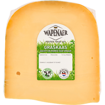 Jumbo Wapenaar Goudse Kaas 48+ Graskaas Stuk ca. 434 g