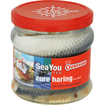 Ouwehand Sea You Fish Bites Zure Haring met Zoetstof 355 g